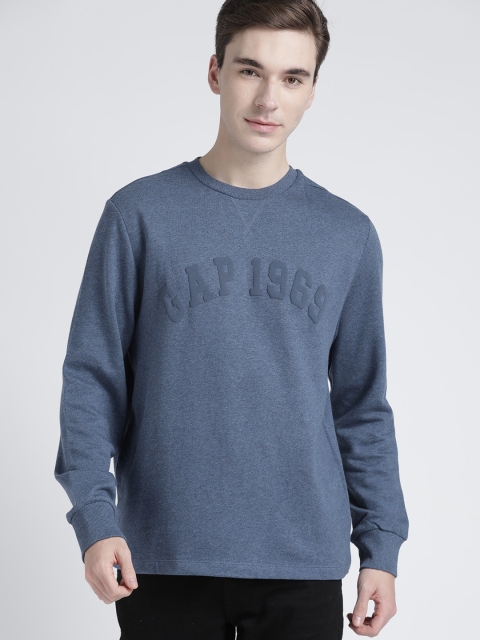 

GAP Men's Pullover Sweatshirt, Navy blue