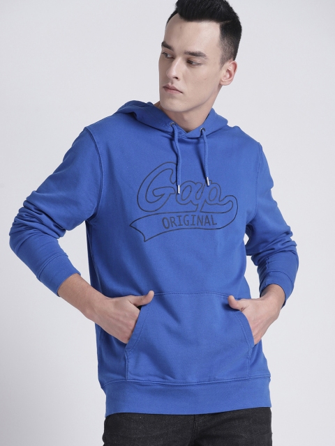 

GAP Men's Pullover Hoodie, Blue