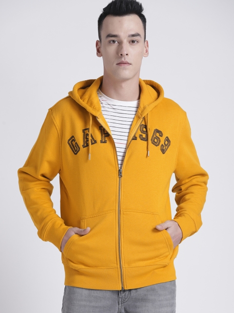 

GAP Men's Logo Fleece Zip Hoodie, Mustard