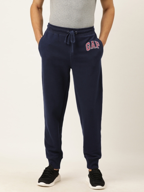

GAP Men's Logo Fleece Joggers, Navy blue