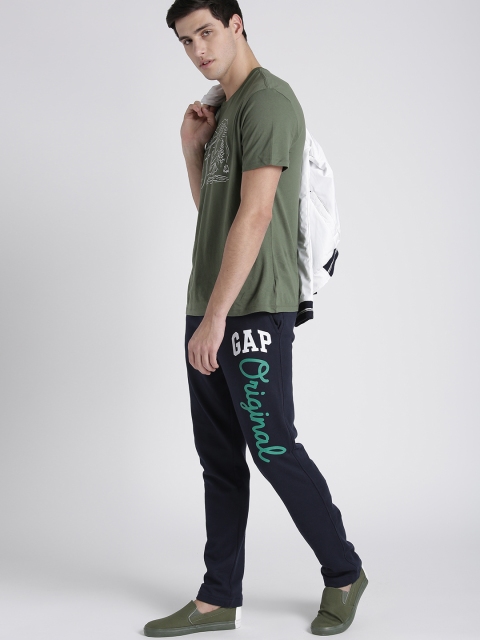 

GAP Men's Logo Joggers, Navy blue