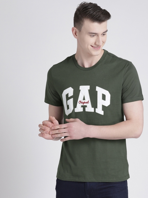 

GAP Men's Logo Crewneck T-Shirt, Green