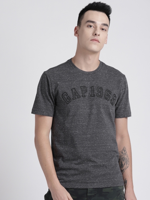 

GAP Men Logo Short Sleeve Crewneck T-Shirt, Charcoal