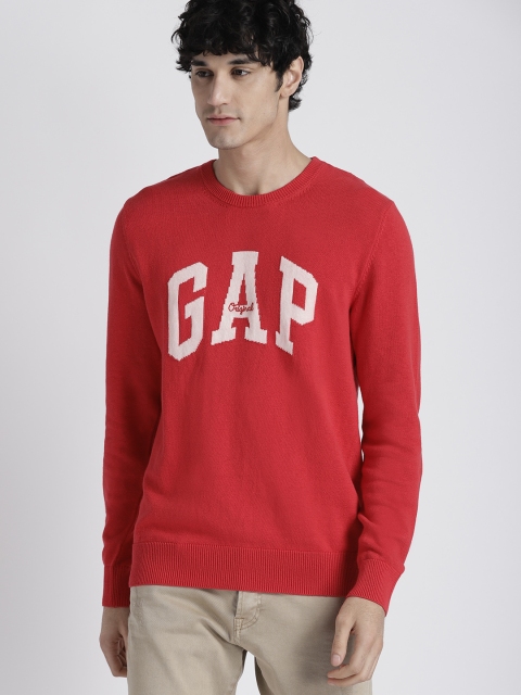 

GAP Men's Logo Crewneck Sweater, Red