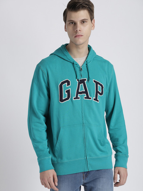 

GAP Men's Logo Fleece Zip Hoodie, Green