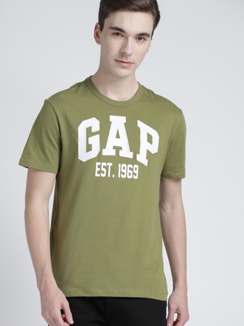 

GAP Men's Logo Short Sleeve T-Shirt, Green
