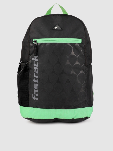 

Fastrack Men Black Brand Logo Backpack