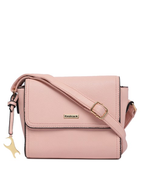 

Fastrack Pink Solid Sling Bag