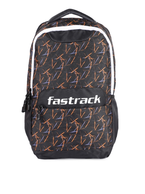 

Fastrack Men Black Graphic Backpack