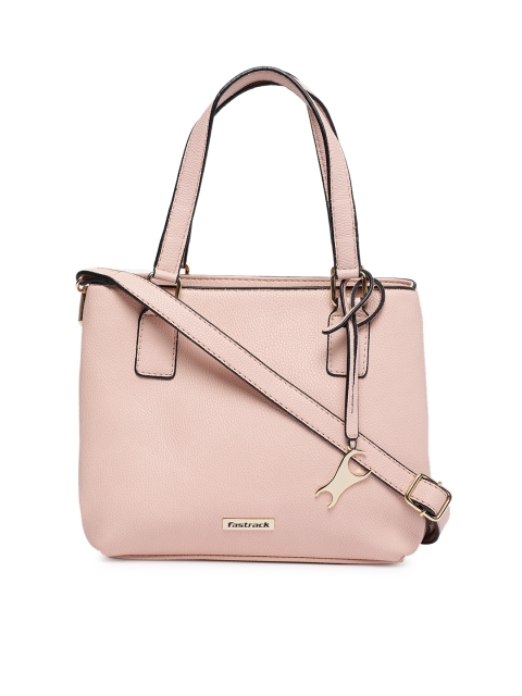

Fastrack Pink Solid Handheld Bag