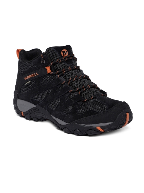 

Merrell Men Black ALVERSTONE GTX Mid-Top Trekking Shoes