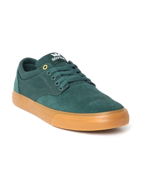 

Supra Men Green Chino Sneakers