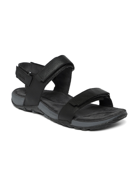 

Merrell Men Black TERRANT Leather Sandals