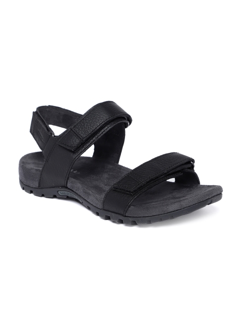 

Merrell Men Black Solid Sports Sandals