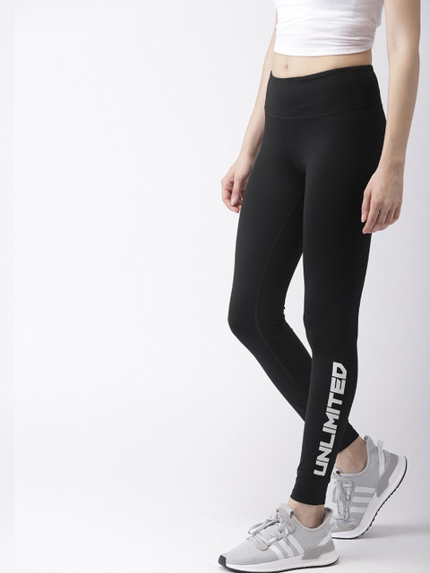 

FOREVER 21 Women Black Solid Tights