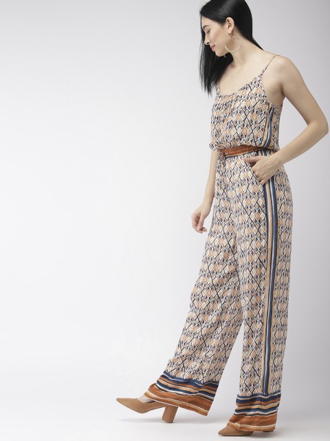 

FOREVER 21 Multicoloured Printed Basic Jumpsuit, Multi