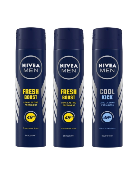 

Nivea Men Set of 3 Deodorants, Blue