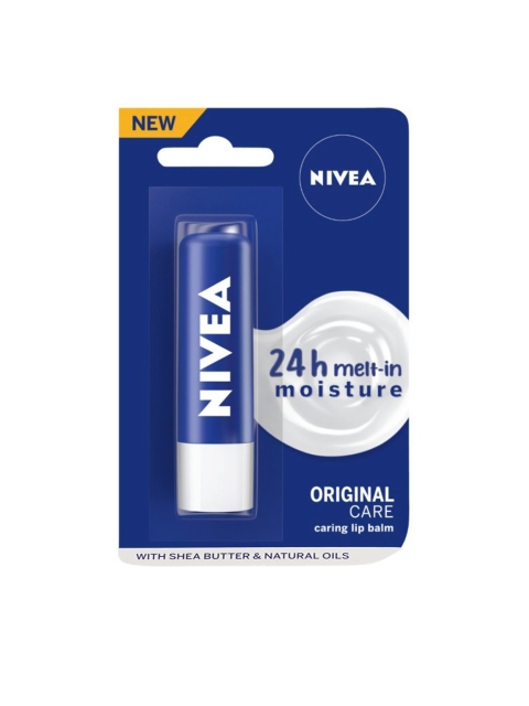 

Nivea Women Original Care Lip Balm 4.8 g, Transparent