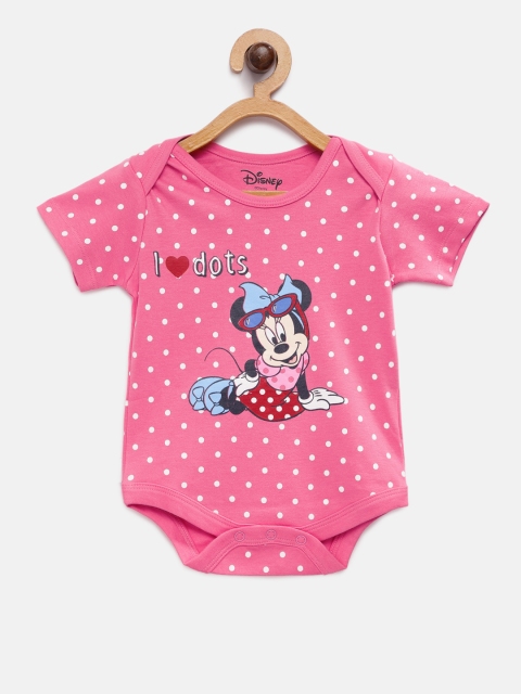 

TAMBOURINE Girls Pink Disney Printed Bodysuit