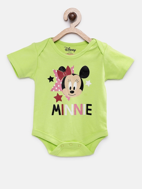 

TAMBOURINE Kids Lime Green Disney Printed Short Sleeve Bodysuit