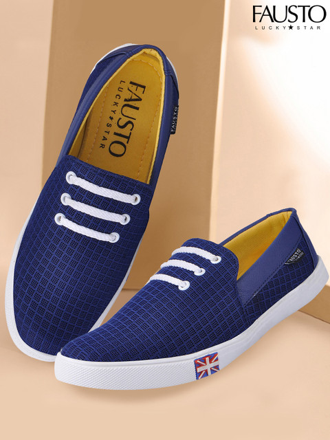 

FAUSTO Men Navy Blue Loafers