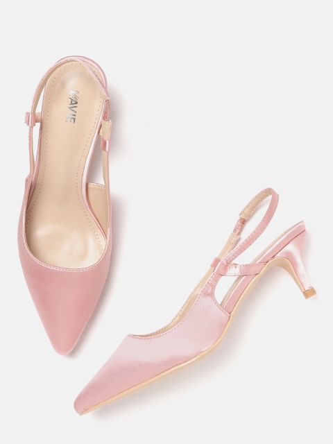 

Lavie Women Pink Solid Heels