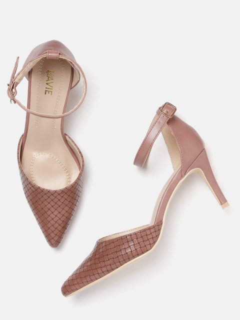 

Lavie Women Mauve Textured Heels
