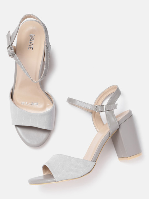 

Lavie Women Grey Sriped Heels