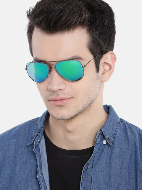 

Voyage Unisex Aviator Sunglasses 3025MG2732, Green