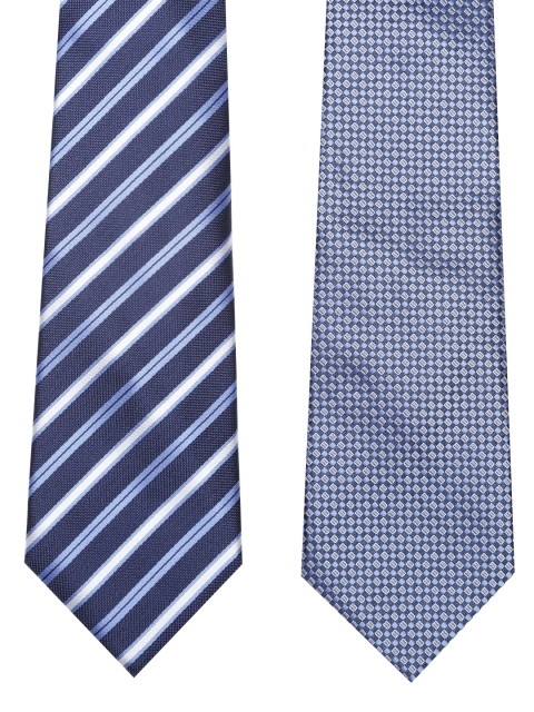 

Marks & Spencer Pack of 2 Blue Broad Ties, Navy blue