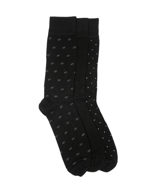 

Marks & Spencer Men Pack of 3 Black Above Ankle Socks