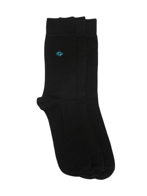 

Marks & Spencer Men Pack of 3 Black Solid Above Ankle Socks