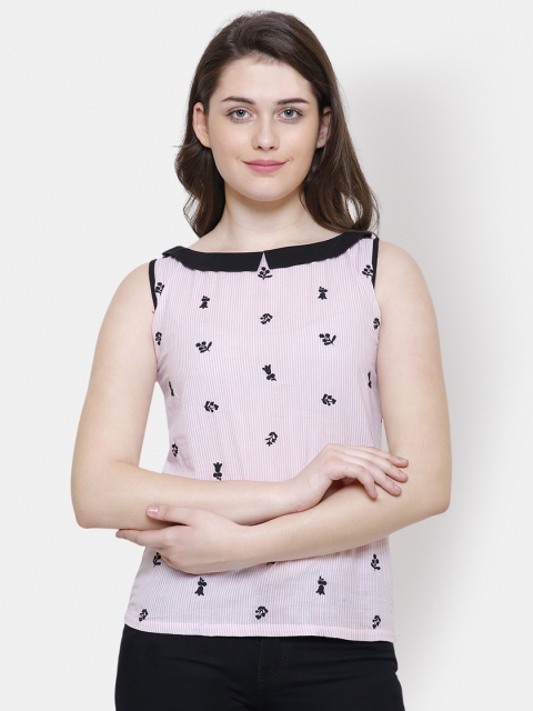 

Yaadleen Women Pink Printed Top