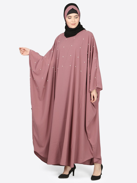 

NAZNEEN Women Pink Solid Burqa
