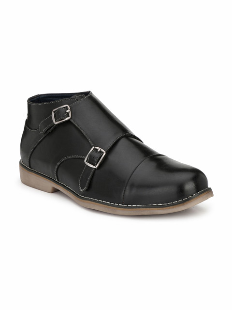 

Eego Italy Men Black Formal Monks