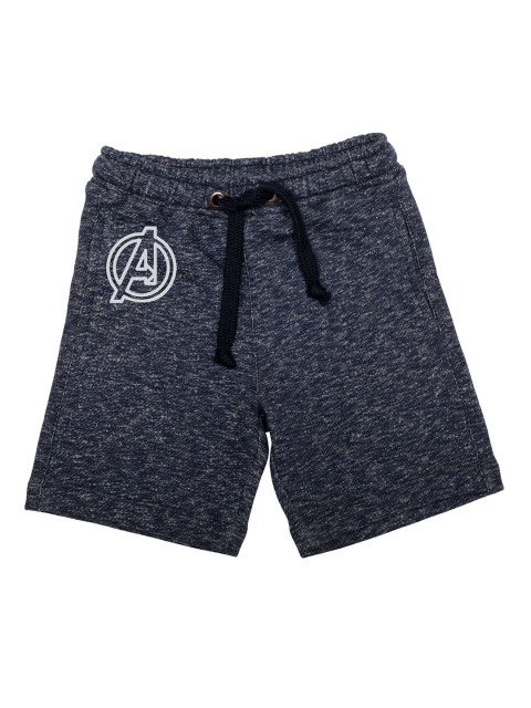

Marvel by Wear Your Mind Boys Blue Printed Regular Fit Regular Shorts