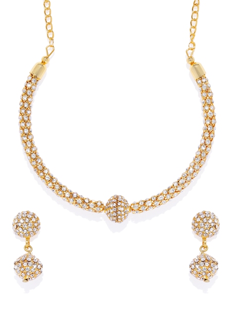 

Spargz Gold-Plated AD Diamond Jewellery Set
