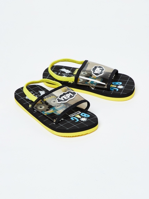 

Fame Forever by Lifestyle Boys Black Self Design Sliders