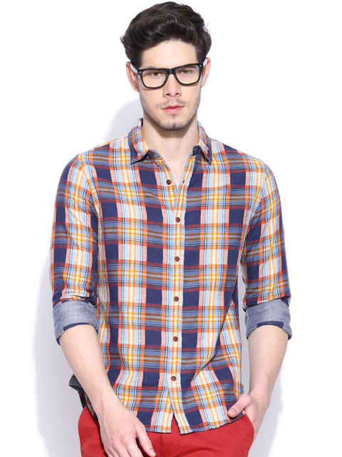 

United Colors of Benetton Multicoloured Checked Casual Shirt, Multi