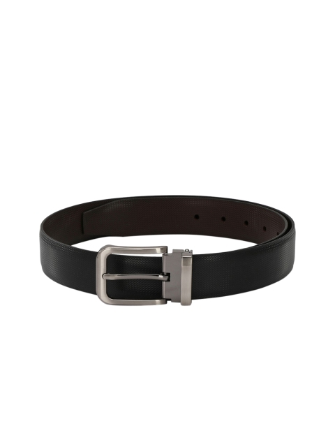 

Pacific Gold Men Black & Brown Solid Belt