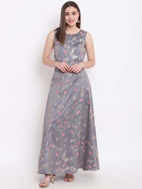 

Be Indi Grey Ready to Wear Lehenga with Blouse