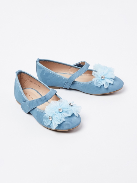 

Fame Forever by Lifestyle Girls Navy Blue Solid Ballerinas