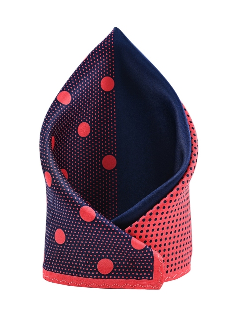 

Tossido Men Red & Blue Printed Woven Pocket Square