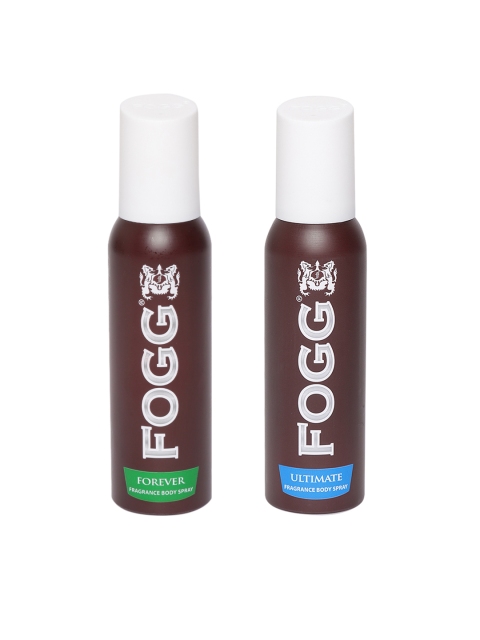 

Fogg Unisex Set Of 2 Body Spray 100 ml each, Brown