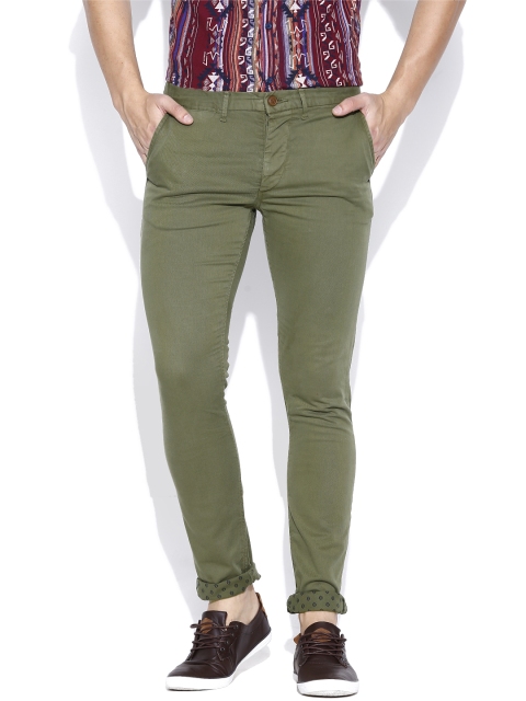 

Jack & Jones Olive Green Chino Trousers