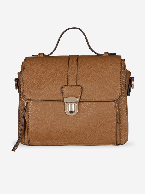 

DOROTHY PERKINS Brown Solid Satchel