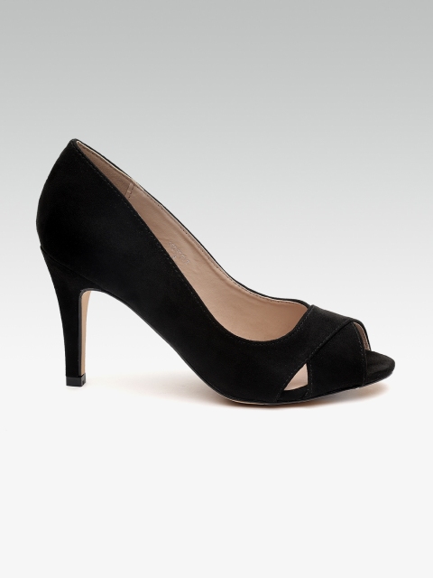 

DOROTHY PERKINS Women Black Solid Pumps