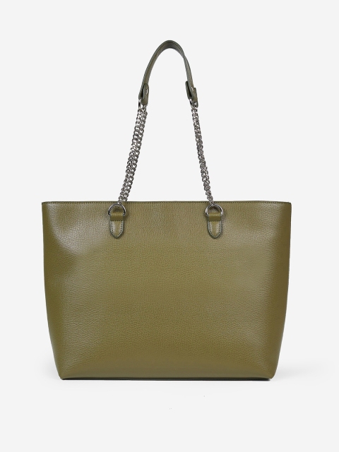 

DOROTHY PERKINS Olive Green Solid Shoulder Bag