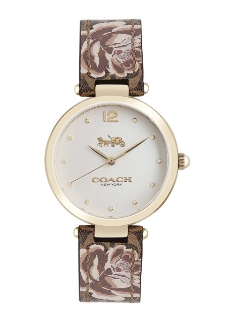 

Coach Women Brown Analogue Watch CO14503171W
