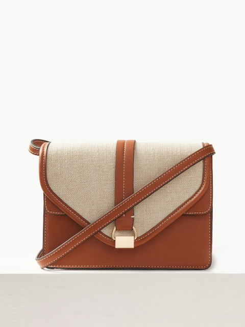 

Marks & Spencer Beige Colourblocked Sling Bag